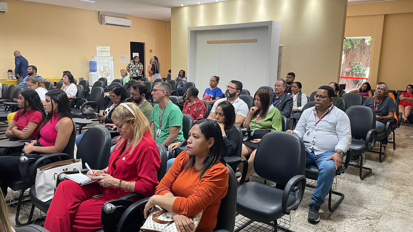 Plateia no evento do MPPA